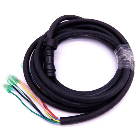 Coiled Durable 16.4Ft 10 Pin Main Wire Harness For Outboard Engine Remote Control Box 703, 688-8258A-20 OEM Replacement Cable