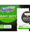 Heavy Duty Dry Sweeping Cloths 40 Pack Loaded With 3D Grip Fibers That Chase Down Grit And Debris Across Hardwood Tile And Vinyl Floors Easy Peel Toss Routine Guarantees A Sparkling Fresh Finish