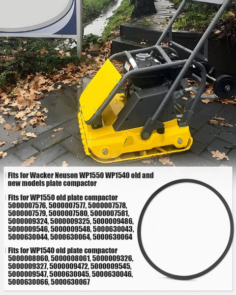 Drive Belt For WP1550 WP1540 Plate Compactor Old And New Models Replacement Belt 0111158 5000011158 5100044733