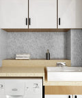 Modern kitchen with Peel And Stick Granite Countertop Contact Paper 15.7 Inch Wide By 354 Inch Long Self Adhesive Vinyl Waterproof