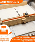 Crosscut Sled Kit For Table Saws With Two Aluminum T Track And Two UHMW Miter Bars Knob And Bolt And Screws For Woodworking DIY