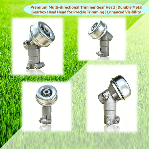 Gearbox Replacement Weed Eater Head with Direct OEM Fit for 525L 525LST 525RX Trimmers and 326L 324LX 535LST Mowers, grass background
