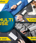 Pet Hair Lint Roller Set For Couch Clothes Furniture And Carpet With Sticky Peel Sheets Easy To Use And Removable