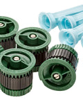 High Efficiency Adjustable Sprinkler Nozzles 0 To 360 Degree Pattern With 5 To 8 Feet Spray Distance 5 Pack