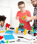 4-In-1 Solar Robot Kit For Kids Ages 8-12, STEM Toys For Boys And Girls, Solar Powered Fan Car And Robot, Pulley Powered Tank, Hands-On Electricity, Mechanics And Engineering Projects For Real World Learning
