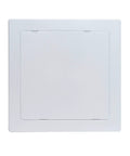 Eight By Eight Inch White Access Panel For Plumbing And Electrical Cables smooth surface design with heavy duty ABS frame.