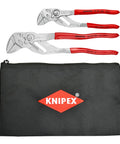 Adjustable Pliers Wrench Set 7 Inch and 10 Inch With Keeper Pouch Parallel Jaw Design Delivers Infinitely Variable Beefy Grip
