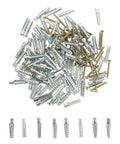 Pile of serrated expansion screws from Heavy Duty Steel Hollow Wall Anchors Kit With Serrated Expansion Screws For Drywall And Plaster Walls