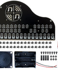 Hands On Soldering Practice Kit For Beginners And Hobbyists A DIY Electronics Project Learning Board, components laid out
