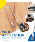 Tear Through Rust And Peeling Paint With This Heavy Duty Ten Pack Stainless Steel Wire Pen Brush, showing two 3mm shank brushes.