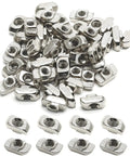 50 Pack Hammer Head Sliding T Nuts For 8mm T Slot Aluminum Extrusion 3030 Series M6 Thread Slide In Easy Insertion And Strong Connection Fits Standard Profiles Rierdge