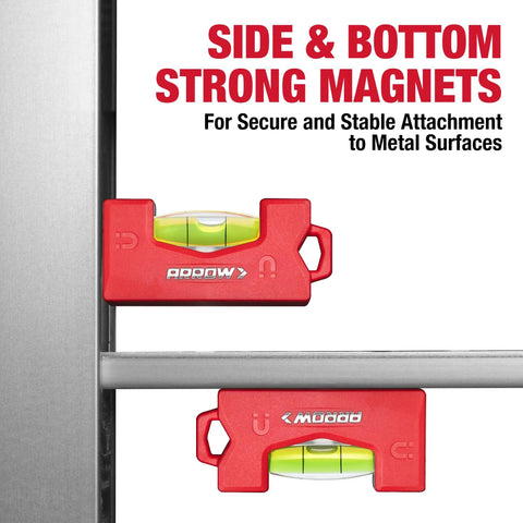 Heavy Duty 3 Inch Magnetic Mini Level Featuring Boss Grade Neodymium Magnets Gripping Metal Secure And Delivering Dead Nuts Accurate Readings Via Super Bright High Vis Vials For Every Handyman Jobsite