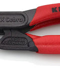 Cobra Water Pump Pliers 125 mm Adjustable Self Locking With Hardened Teeth At 61 HRC Push Button Quick Adjustment For Pipes And Nuts