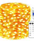 66Ft USB Powered 200 LED Twinkle Lights Copper Wire With Remote And Timer 8 Modes Waterproof String Lights for decorations