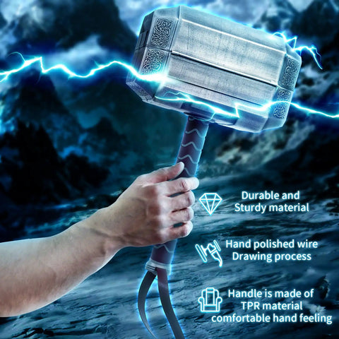 Thor Hammer Tool Set For Home Repair And DIY Projects A Dope Multifunctional Hand Tool Box hammer with lightning effects