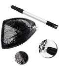 Extendable Ball Picker For Golf And Table Tennis Balls, One Hand Grab, Aluminum Alloy Frame With Nylon Net, Adjustable 59 Cm To 110 Cm