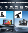 Wireless CarPlay And Android Auto Car Stereo with 7 inch HD Touchscreen installed in car