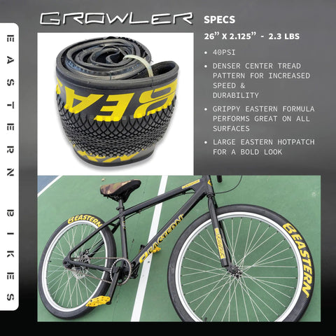 26 Inch Bike Tire Replacement Kit With Or Without Inner Tubes Includes Tools Fits 26 By 1.75 And 26 By 2.125 Rims Yellow Logo