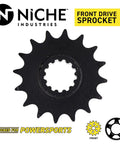 Honda CBR600RR Drive Sprocket 16 Tooth Front 525VMX X Ring Chain Combo for Upgraded Street Ready Performance 2003 2006