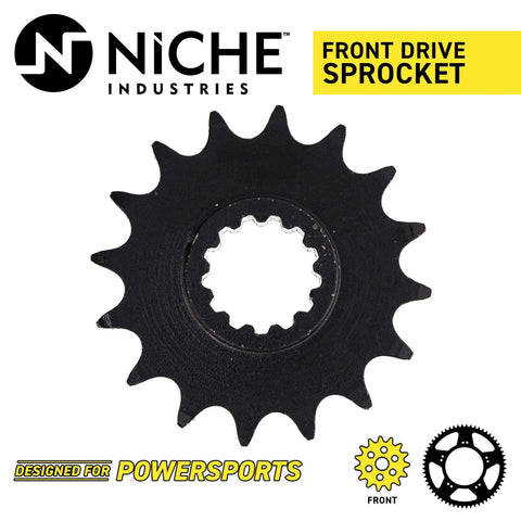 Honda CBR600RR Drive Sprocket 16 Tooth Front 525VMX X Ring Chain Combo for Upgraded Street Ready Performance 2003 2006