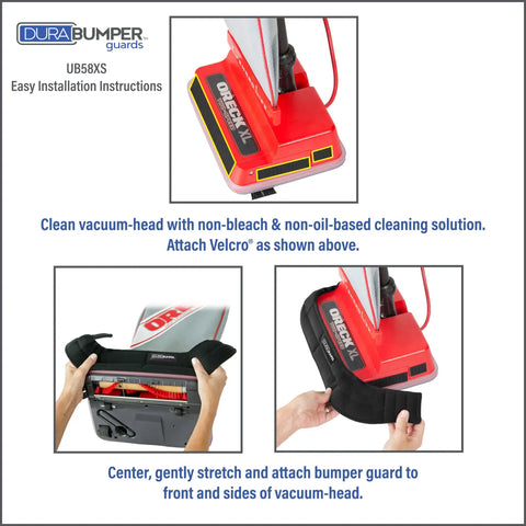 Hella Tough Slick Bumper Guard For Mid Size Upright Vacuums Wall And Furniture Scuff Protector Heavy Duty Anti Scratch Cover Fits 12 To 14 Inch Front Width Smooth Cleanup