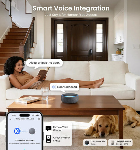Slick Matte Black Fingerprint Smart Door Lock With Classic Knob Handle Featuring Fast Built Wifi For Seamless Remote App Access Zero Hub Headaches And Badass Home Security Vibes For Anyone Who Wants Nailed It Entry
