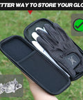 Performance Golf Glove Case With Heavy Duty Hard Shell And Breathable Mesh Back Keeps Your Gloves Neat Dry And Protected On The Course