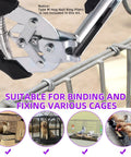 3000Pcs Pro Grade Upholstery Type M Hog Nail Rings Kit For Fence Fastening And Upholstery Installation Includes M Nails M Clips M Staples For Animal Cages And Heavy Duty Tacking, for cage binding
