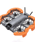 Orange EVA Propeller Guard For DJI Neo 2 Drone With Anti Collision Height Increase Shock Absorbing Ring Protection Durable Fuselage Fit
