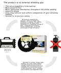 Gasless Flux Cored Welding Wire For Stainless Steel E308LFC-O 0.035 In Diameter, 2 Lb Spool, Silver Color, No Gas Needed