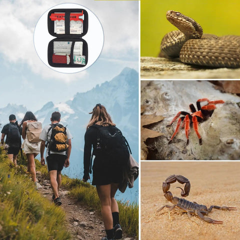 All Purpose Snake Bite Kit For Humans And Pets With Venom Extractor Pump, Rattlesnake And Bee Sting First Aid For Hiking