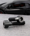 Heavy Duty Titanium Socket Head Bolts M6x1.0x30mm Black Din912 Hex Cap Screws 5 Pack close-up on hex head fasteners.