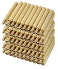 Rock Solid M2 Male Thread Brass Standoff Spacer Screws For Pcb Electronics Projects 23Mm Gold Tone hardware fasteners stacked in rows.