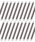 Solid Stainless Steel Mechanical Extension Springs Kit With Hooks For Home Repair And Lawn Tractor Mower Upgrades Plus Heavy Duty Tension Tools For Industrial Jobs And Electrical Appliances, 20 springs