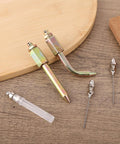 Grease Gun Accessory Kit 5-Piece Set with straight and bent needle nozzles, 3 needle tips for quick lubrication, DIY friendly