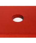 Close-up of Three Hi Lift Sixty Inch Deck Blades For Zero Turn Mowers Fits ZT CZT Maverick Pup Replacement Blades center hole.