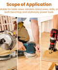 Knockout Heavy Duty Table Saw Safety Switch Keys Drop In Power Tool Interlock Lock Stops Accidental Startup used with various tools.