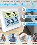 Wireless Indoor Outdoor Thermometer With 3 Remote Sensors And 1 Main Console monitoring temperature and humidity.