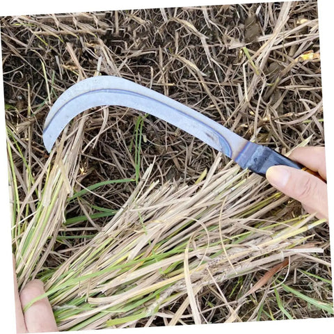 Portable Reaping Hook For Weeding And Harvesting Lightweight Durable Gardening Tool With Sharp Edge Ergonomic One Handed Grip Easy Carry