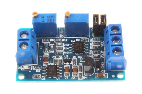 Current To Voltage Converter Module For 4-20mA And 0-20mA Signals With 0-3.3V 0-5V And 0-10V Output Options shown on a circuit board