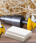 Three Pack 45 Degree Router Bit Set Up Jigs For Lock Miter Bits One Half Inch And Three Quarter Inch Cutting Molding Jig For Miter Saw