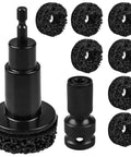Wheel Hub Cleaning Tool Kit Pro Grade Heavy Duty Resurfacing Kit with 7 pads for drills and impact wrenches