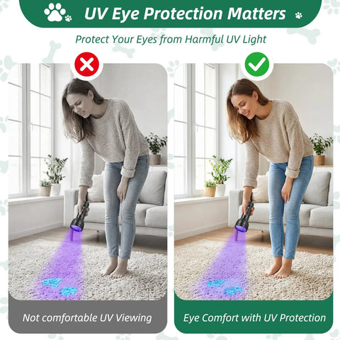 Ultimate UV Black Light Flashlight With 51 LEDs And 395 Nm Ultraviolet Beam For Pet Stains And Urine Detection Bed Bug Finder On Rugs And Carpets Great For Spotting Hidden Spills Like A Stain Hunter And Dirt