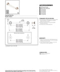 Diagram of specs for 12 Inch Chrome Grab Bar For Bathroom Safety, Heavy Duty Shower And Toilet Rail, ADA Compliant, 450 Lb Capacity.