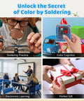 DIY Color Recognition Soldering Project Kit With TCS34725 Sensor Lets You Build A Real Time Color Detector That Displays RGB Values Brightness Hue And Saturation On A 1.69 Inch Screen, classroom view