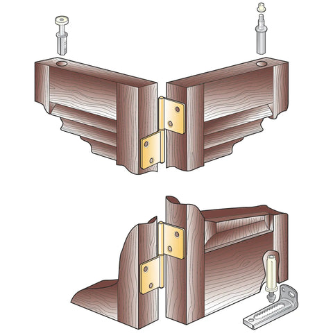 Diagram of Bi-Fold Door Hardware Repair Kit With Top And Bottom Brackets Pivots And Guide Wheel For One Inch To One And Three Eighths Inch Thick Doors Up To Fifty Lbs Zinc Finish DIY Friendly Closet Door Fix