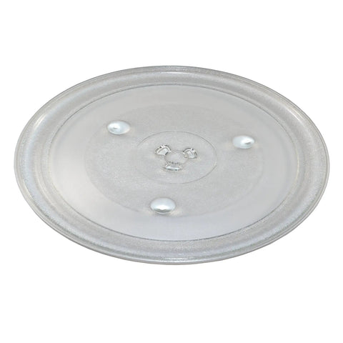 12-3/8 Inch Glass Microwave Turntable Tray Replacement Fits GE General Electric Hamilton Beach Frigidaire Emerson Oster Magic Chef Panasonic Ovens 315mm 12.375 Inch Plate for Even Cooking and Easy Cleanup