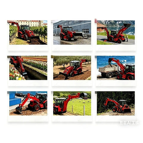 Images of 4WD Compact Backhoe Loader With 2.2m Digging Depth And Multi Attachments Workhorse Ready Builder Grade Construction Equipment Customizable Configs For Contractors And Land Developers in various locations.