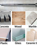 Gunpla 10-piece multi-material drill bit set, cemented carbide, 6mm, for glass, plastic, tile, concrete, brick, and wood.