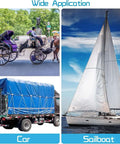 Wide applications of Heavy Duty Grommet Kit One Half Inch Grommets and Eyelets Set 100 Pieces for car tarps and sailboats